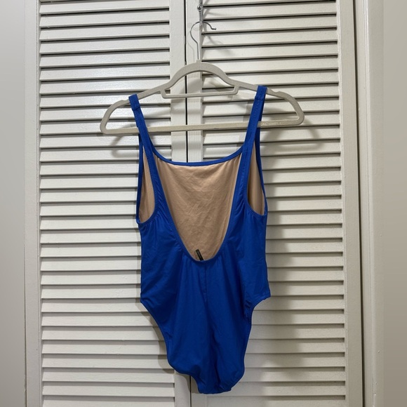 J. Crew Plunging Scoopback One-Piece Swimsuit Beach Bum - Picture 5 of 8